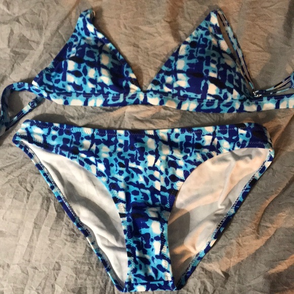 cupshe tie dye bikini